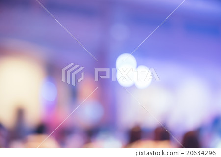 Bokeh lighting in concert with audience Bokeh lighting in concert with audience 20634296