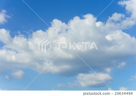 Blue sky with clouds background. 20634494
