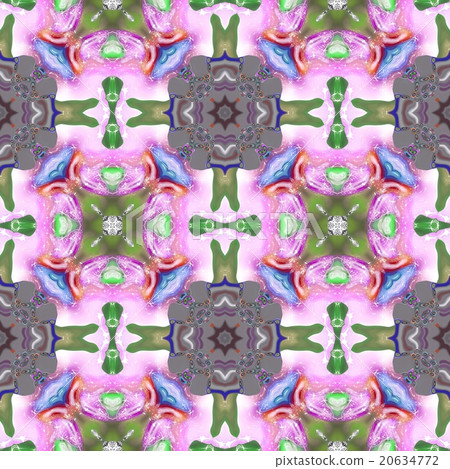 Kaleidoscopic ornamental pattern 20634772