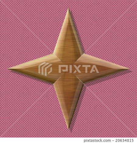 Star shape frame with seamless generated texture 20634815