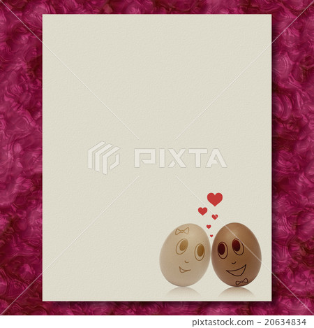 Eggs in love writing paper marble texture 20634834