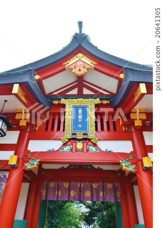 Tokyo sightseeing spot · God amount of the Sanno Hakaba Shrine and the Emperor's Town · Vertical position Tokyo sightseeing spot · God amount of the Sanno Hakaba Shrine and the Emperor's Town · Vertical position 20641305