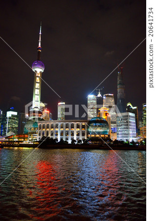 Stock image of Shanghai skyline, China.. Stock image of Shanghai skyline, China.. 20641734