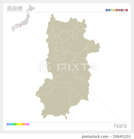 奈良縣地圖 奈良縣地圖 20645201