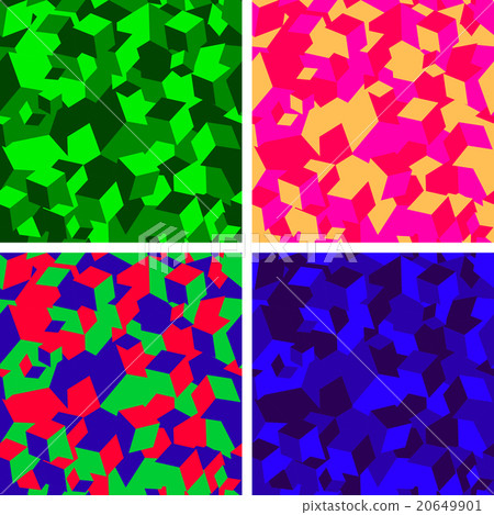 Pattern cube background abstract geometric set 20649901
