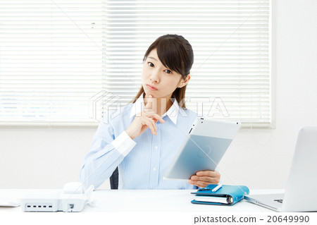 女商人辦公室認為片劑藏品 20649990