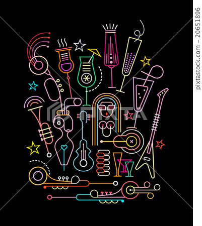 Cocktail Party Neon Sign 20651896