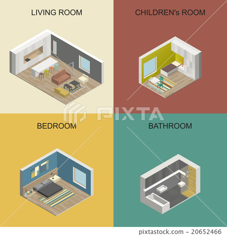 Isometric rooms 20652466