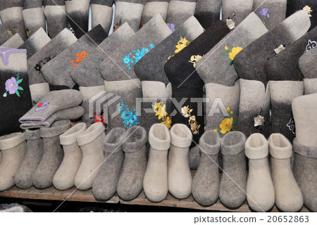 traditional Russian felt boots winter 20652863
