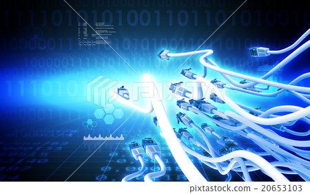 Set of computer cables Set of computer cables 20653103