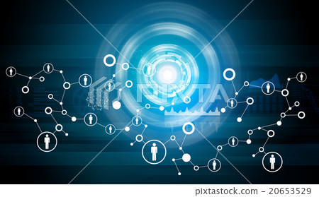 Background with graphical charts 20653529