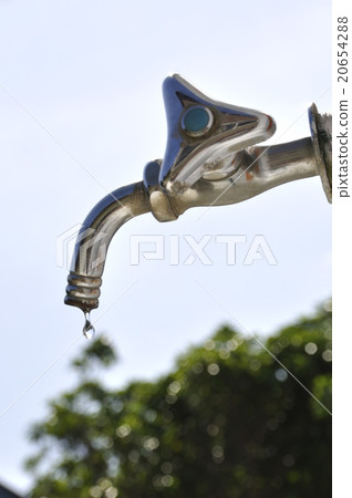 Faucet and blue sky Faucet and blue sky 20654288