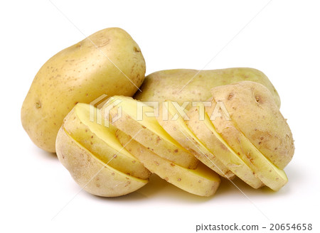 potato isolated on white background 20654658