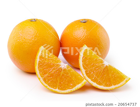 Orange fruit isolated on white background 20654737