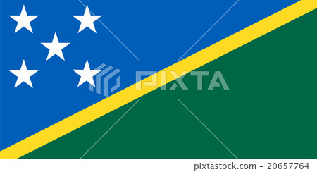 Standard Proportions for Solomon Islands Flag 20657764