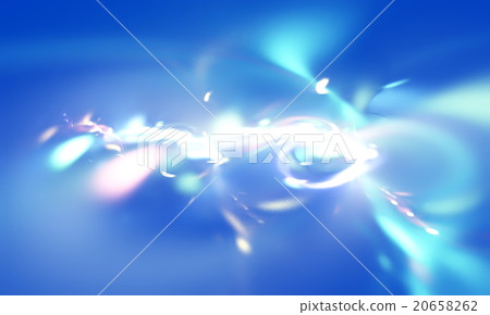 Fantastically translucent abstract space blue 20658262