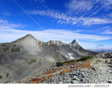 Yatsugatake,Otakei和Nakadake Yatsugatake,Otakei和Nakadake 20659124
