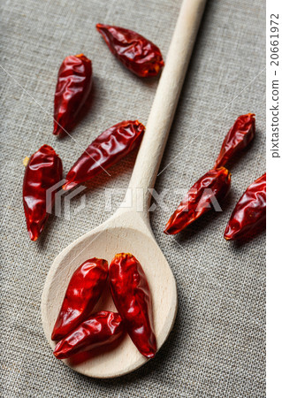 Red Hot Chili Peppers on a wooden spoon 20661972