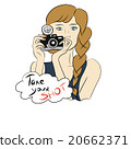 Photographer girl with camera 20662371
