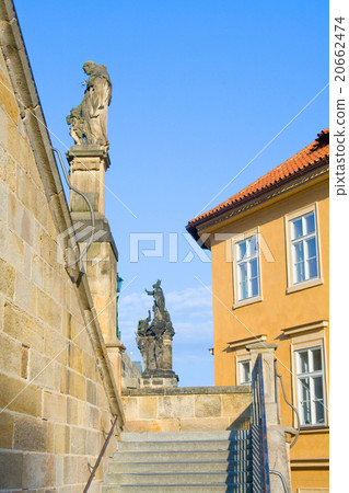 View of monuments in Prague. View of monuments in Prague. 20662474