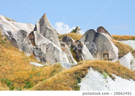 Ortahisar cave city in Capapdocia, Turkey Ortahisar cave city in Capapdocia, Turkey 20662491