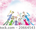Cherry-blossom viewing  20664543