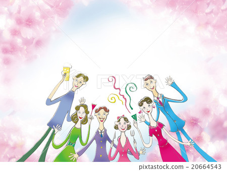 Cherry-blossom viewing  20664543