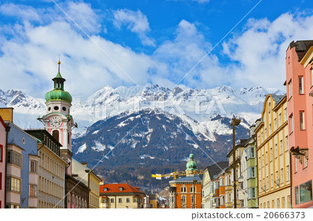 Old town in Innsbruck Austria Old town in Innsbruck Austria 20666373