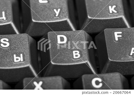 Electronic collection - detail computer keyboard 20667064