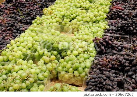 grapes in the supermarket 20667265