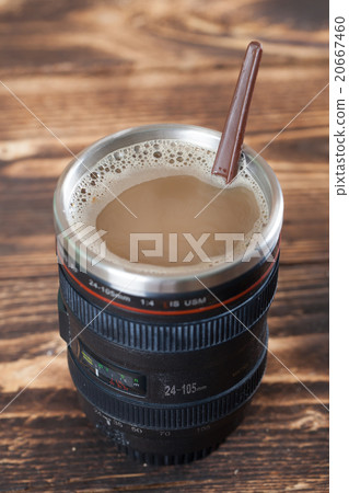 Coffee in a lens 20667460