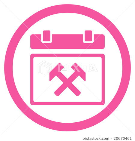 Working Appointment Day Icon Working Appointment Day Icon 20670461