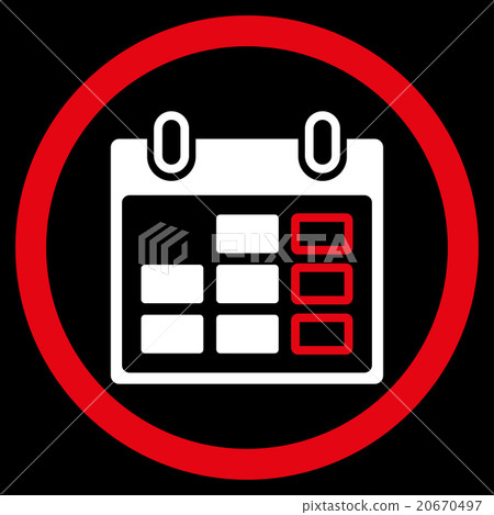 Appointment Week Icon Appointment Week Icon 20670497