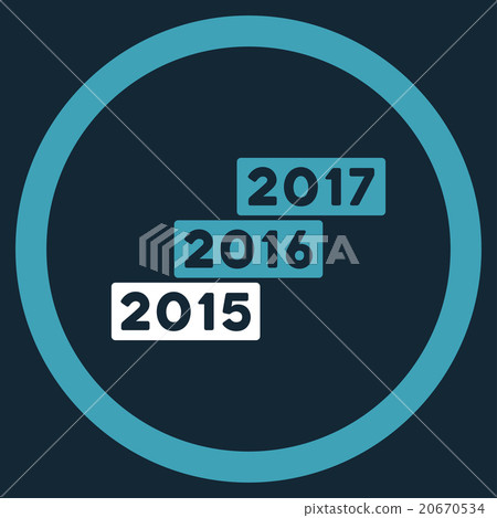 Years Stairs Icon 20670534