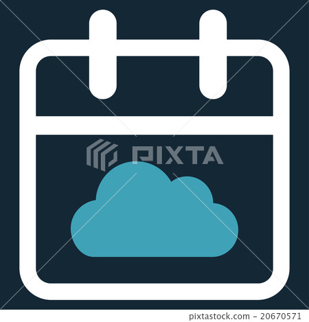 Cloudy Date Icon 20670571