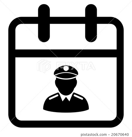 Police Date Icon 20670640