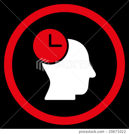 Time Thinking Icon - Stock Illustration [20671022] - PIXTA