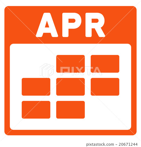 April Flat Icon 20671244