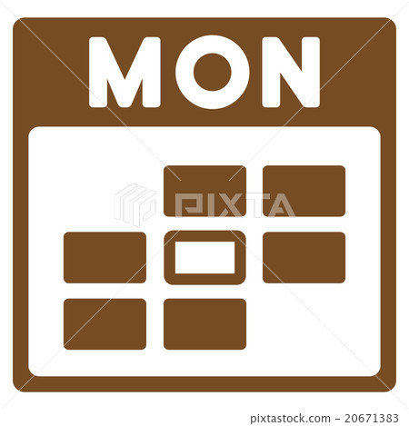 Monday Flat Icon Monday Flat Icon 20671383