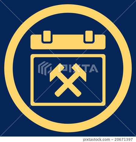 Working Calendar Day Icon 20671397