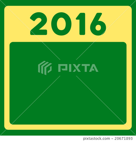 2016 Year Icon 2016 Year Icon 20671893