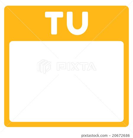 Tuesday Flat Icon 20672686