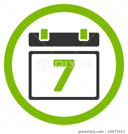 Week Flat Icon 20673015