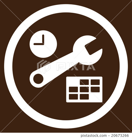 Date And Time Setup Icon Date And Time Setup Icon 20673266