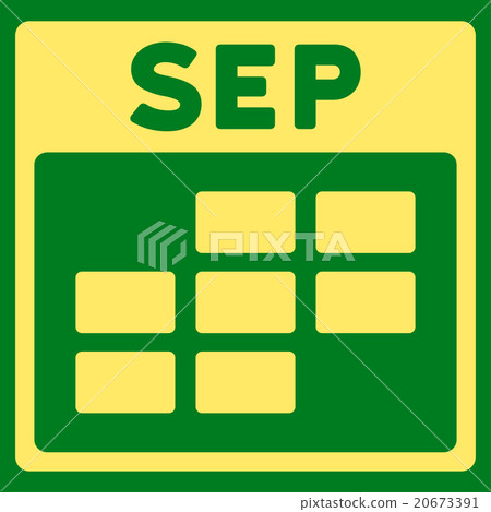 September Flat Icon 20673391