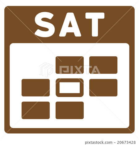 Saturday Flat Icon 20673428