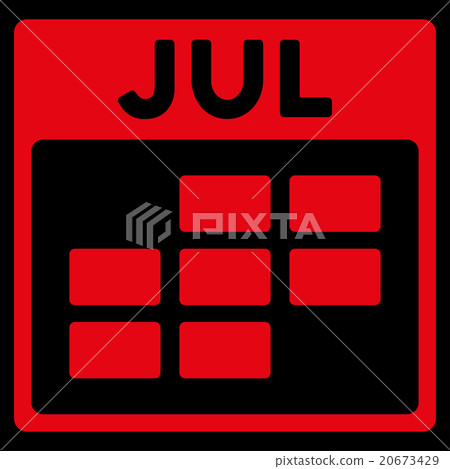 July Flat Icon 20673429