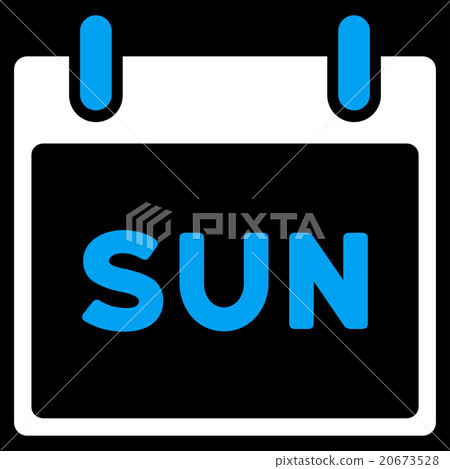 Sunday Flat Icon Sunday Flat Icon 20673528