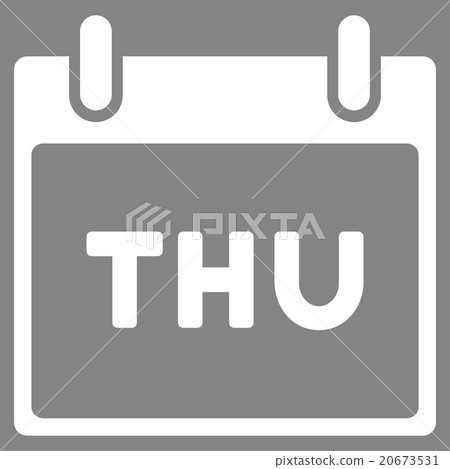 Thursday Flat Icon Thursday Flat Icon 20673531