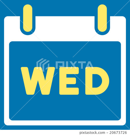 Wednesday Flat Icon - Stock Illustration [20673726] - PIXTA